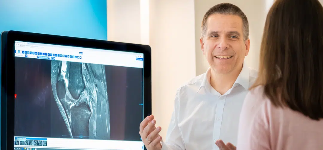Dr. Sebastian Lins - MRT Radiologie - Patientengespräch
